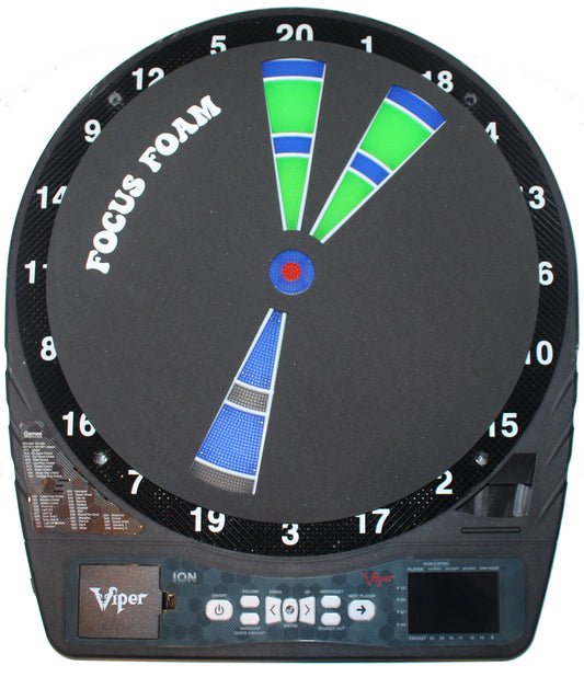 Soft Tip 5-Pack - 20-19-18 Trainer - Dartboard Overlays (No Outlines, 15.5")