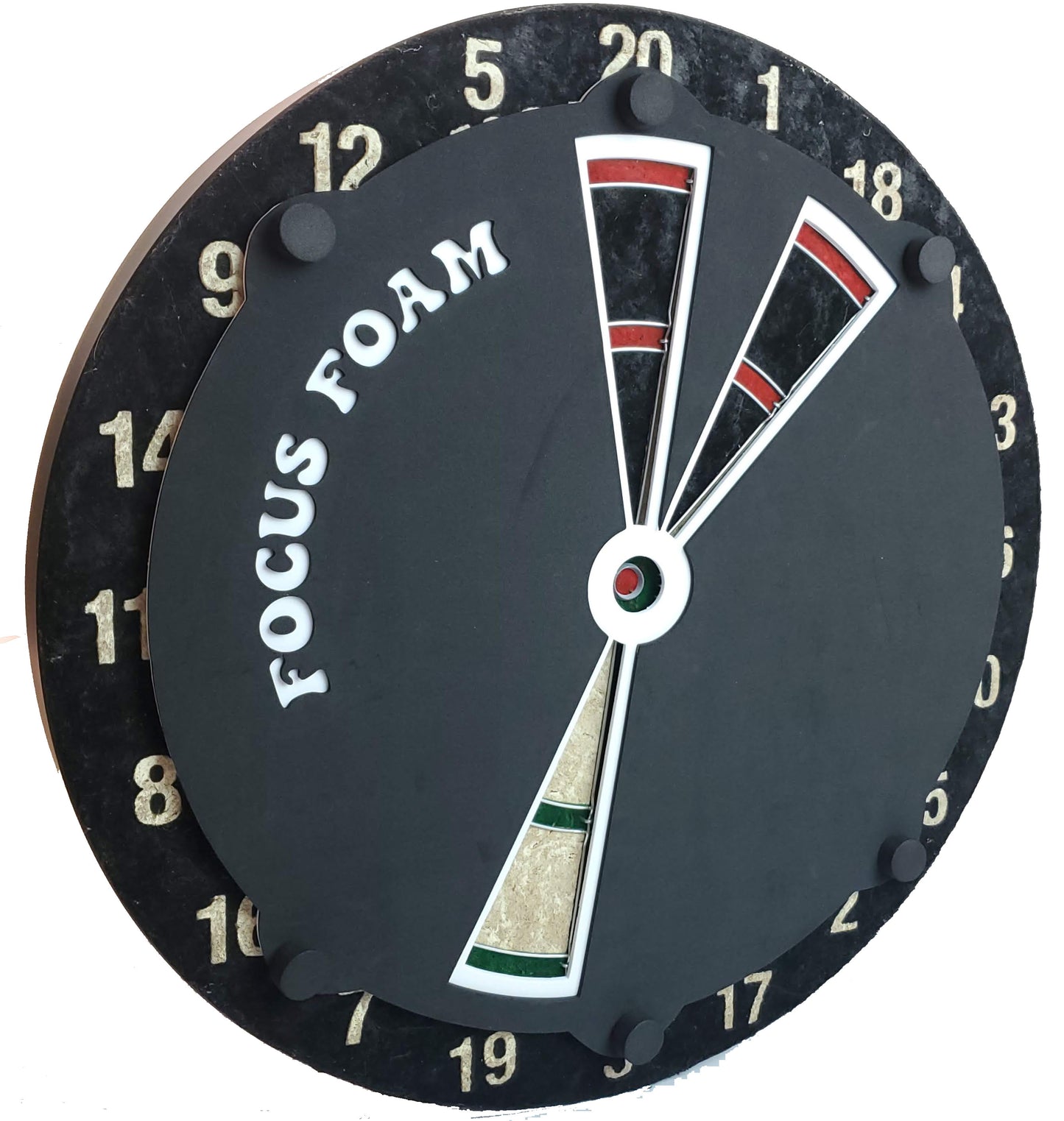 Steel Tip Dartboard Overlay – 20/19/18 Trainer (Non-Magnetic)