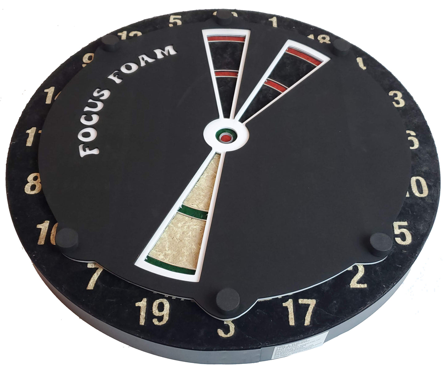 Steel Tip Dartboard Overlay – 20/19/18 Trainer (Non-Magnetic)