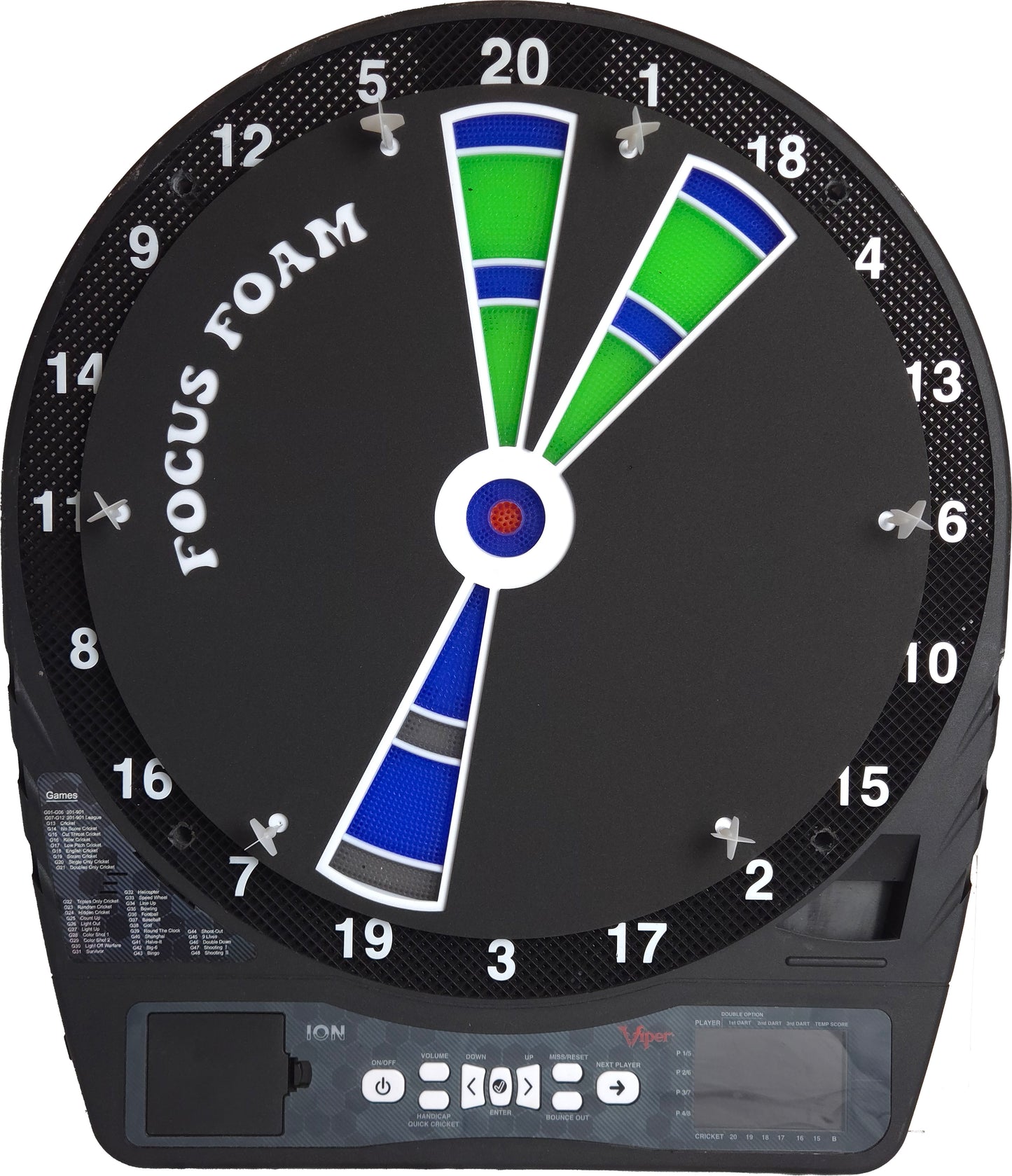 Soft Tip 10-Pack - Full Collection - Dartboard Overlays (Non-Magnetic, 15.5")