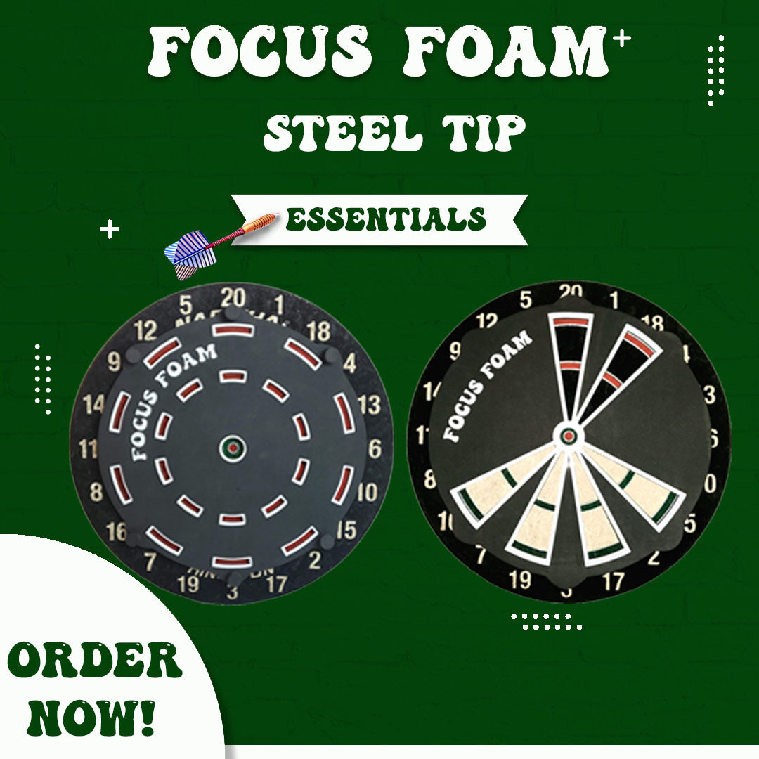 Steel Tip 2-Pack - Essentials - Dartboard Overlays (Non-Magnetic)