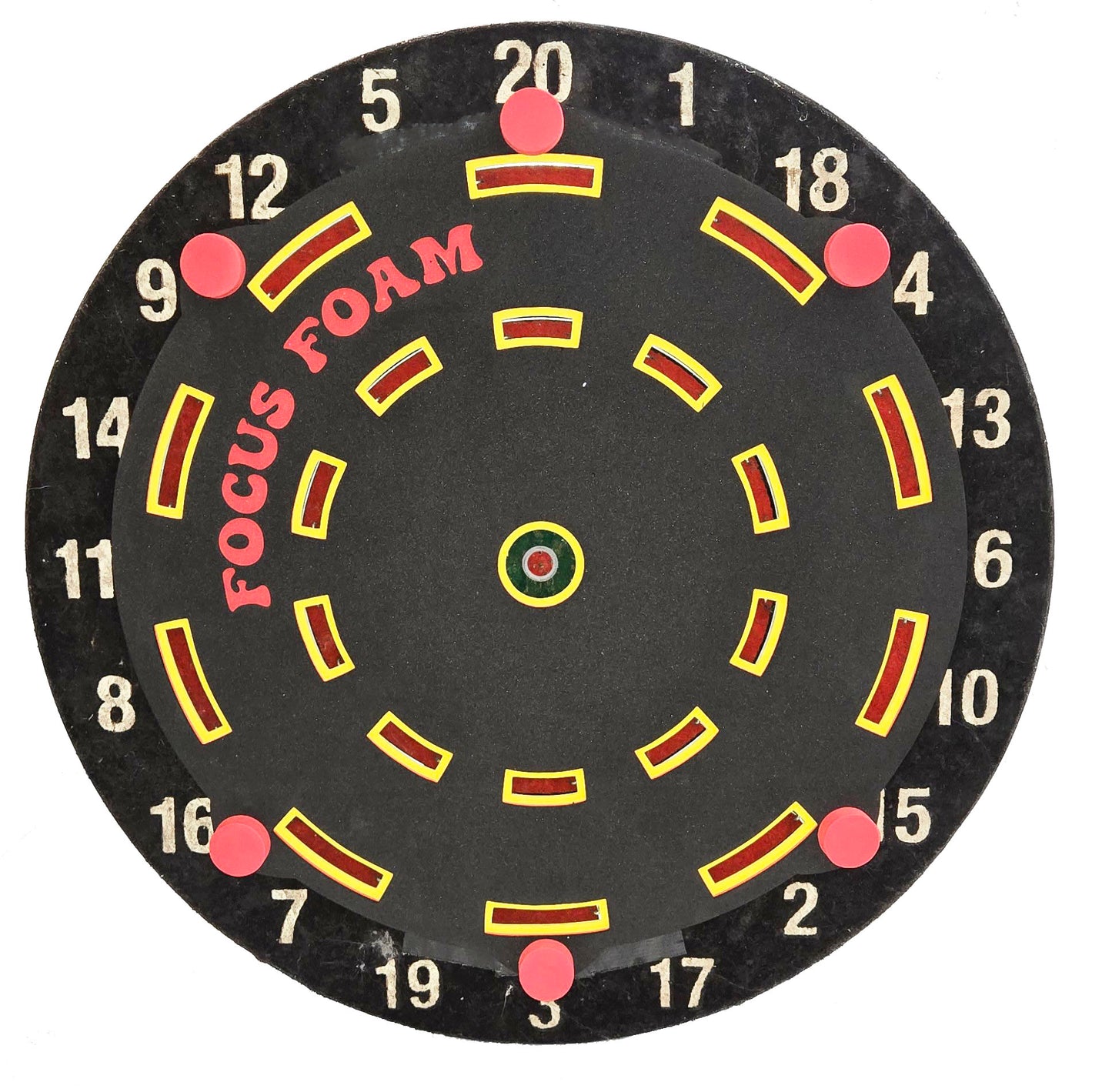 Magnetic Steel Tip Dartboard Overlay – Doubles & Triples Trainer (Black, Red, Yellow)