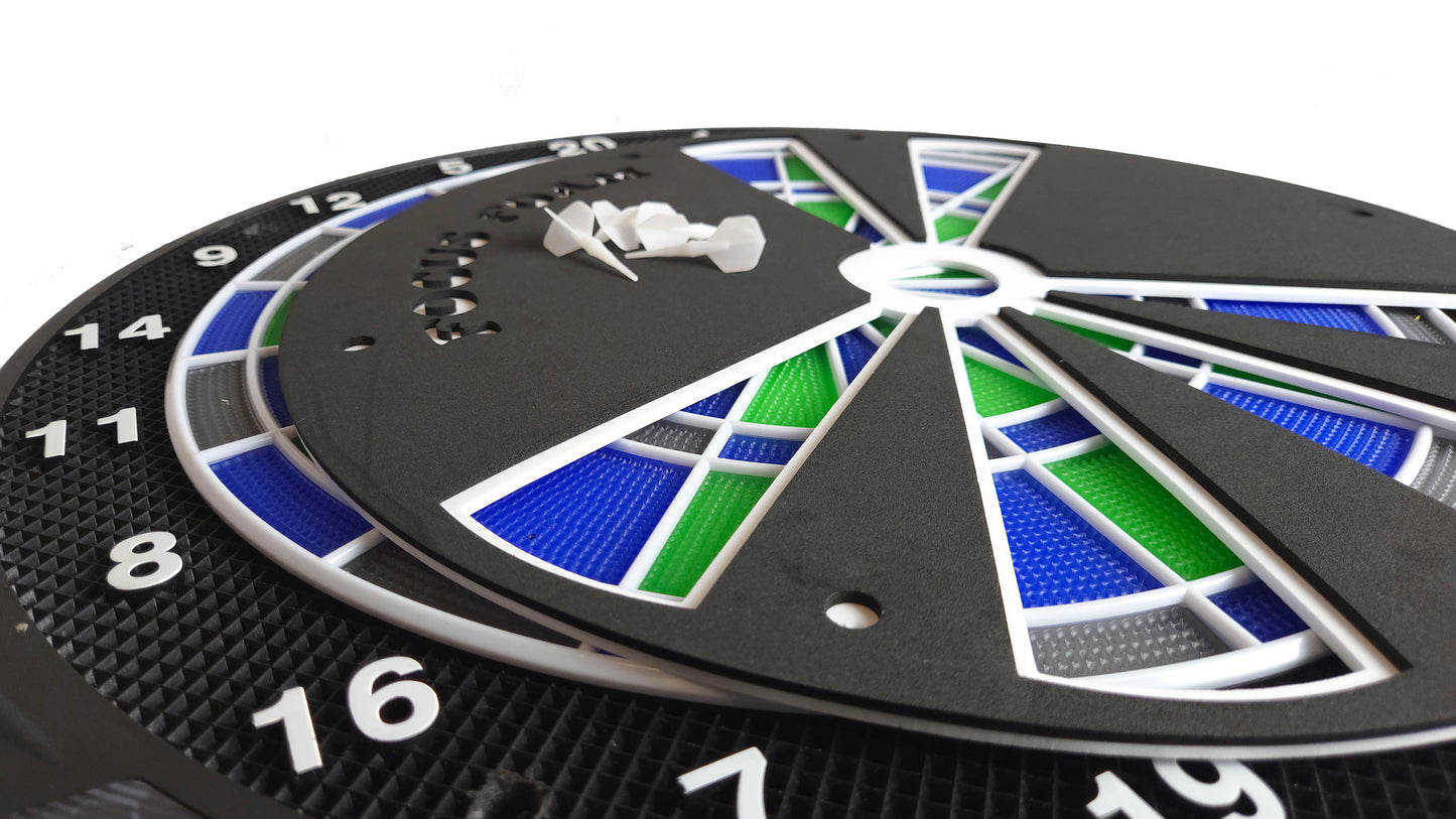 Soft Tip Dartboard Overlay – Cricket Trainer (15.5")