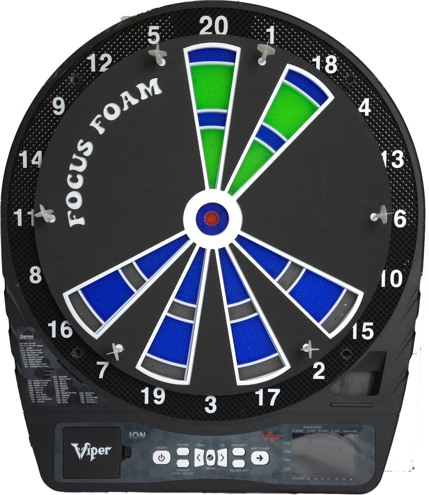 Soft Tip 10-Pack - Full Collection - Dartboard Overlays (Non-Magnetic, 15.5")