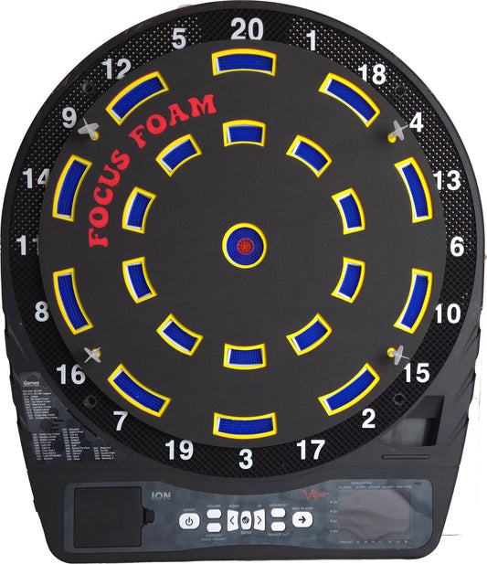 Soft Tip Dartboard Overlay – Doubles & Triples Trainer (Red, Black, Yellow, 15.5")