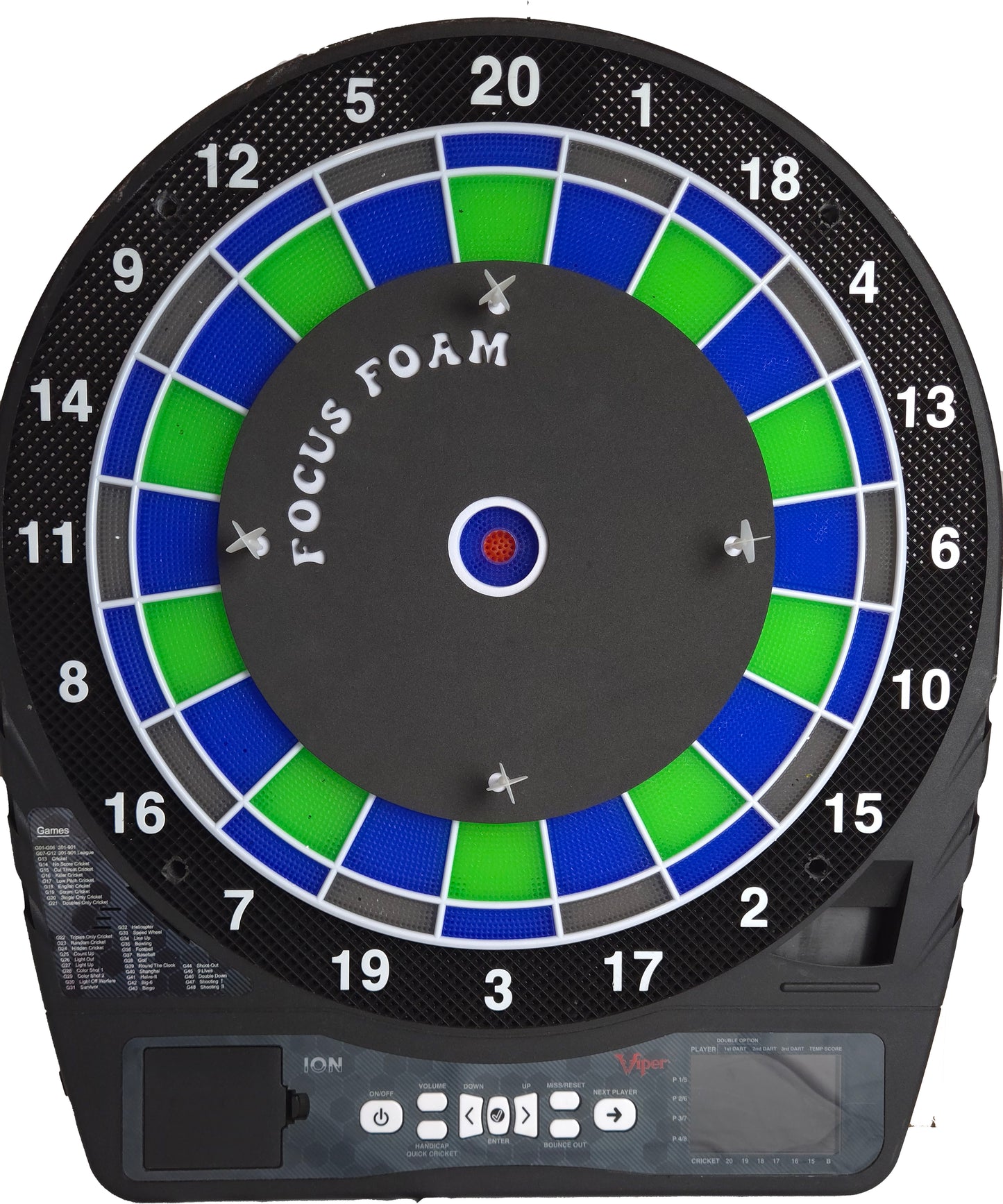 Soft Tip 10-Pack - Full Collection - Dartboard Overlays (Non-Magnetic, 15.5")