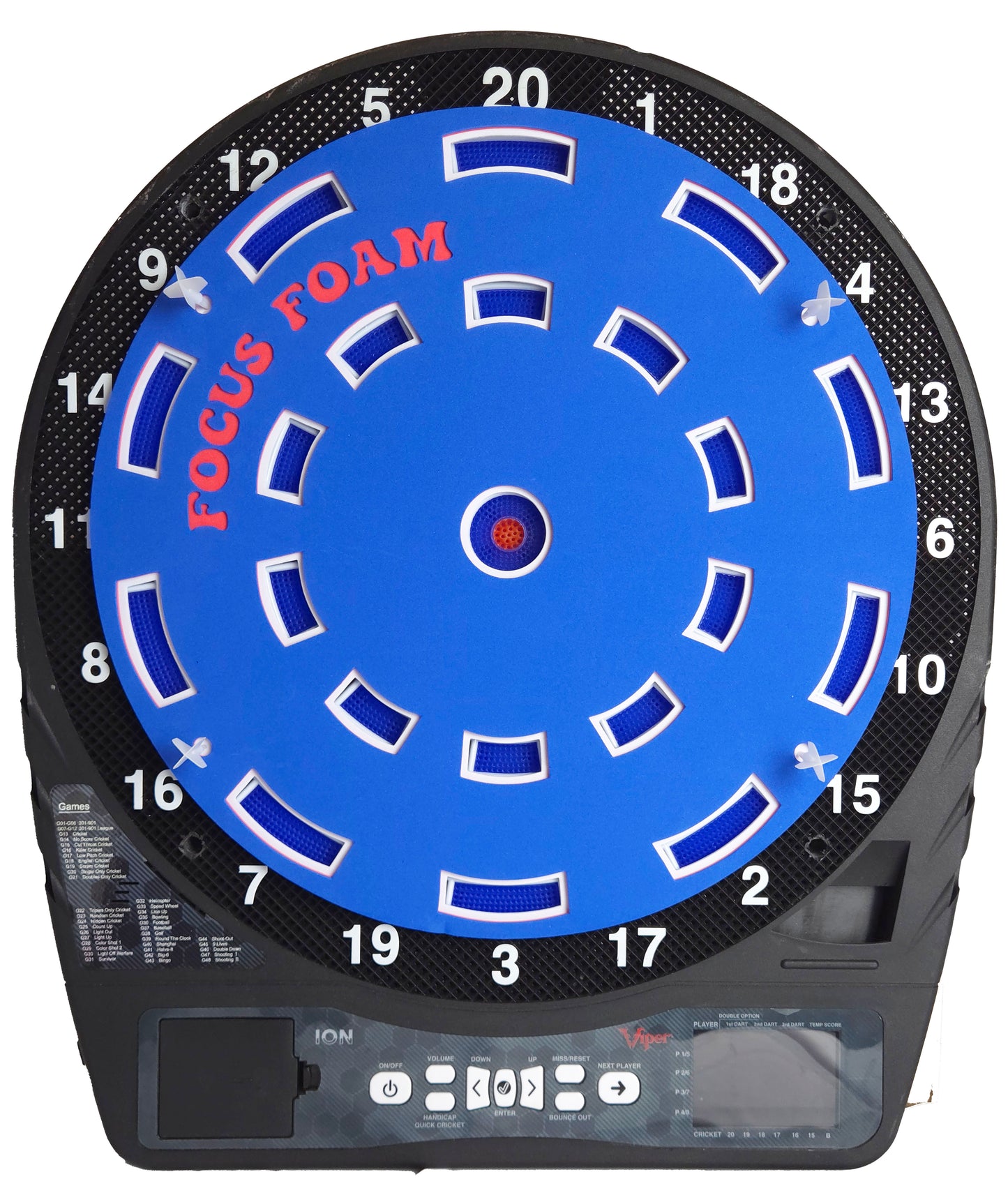 Soft Tip 3-Pack - Red, White, Blue - Dartboard Overlays (15.5")