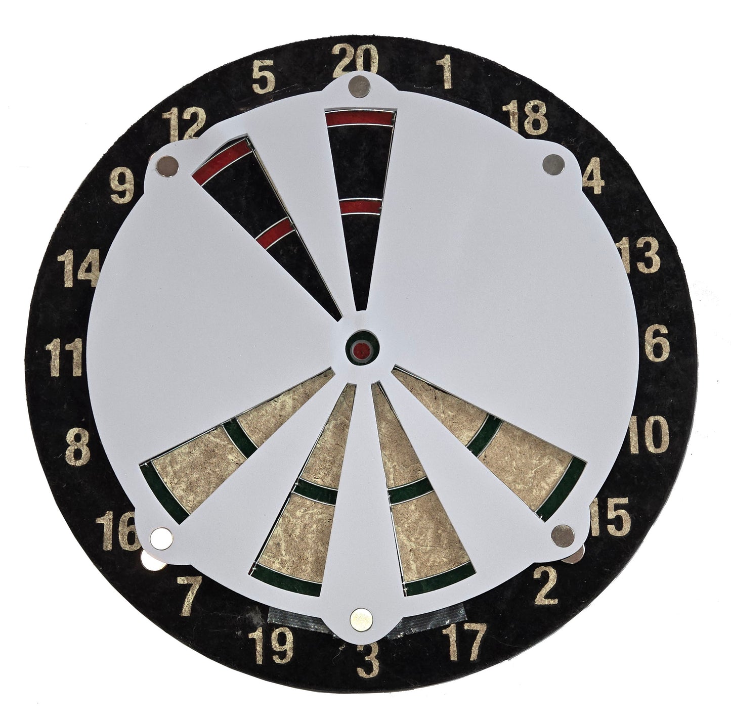Magnetic Steel Tip Cricket Segment Trainer Red, White Blue