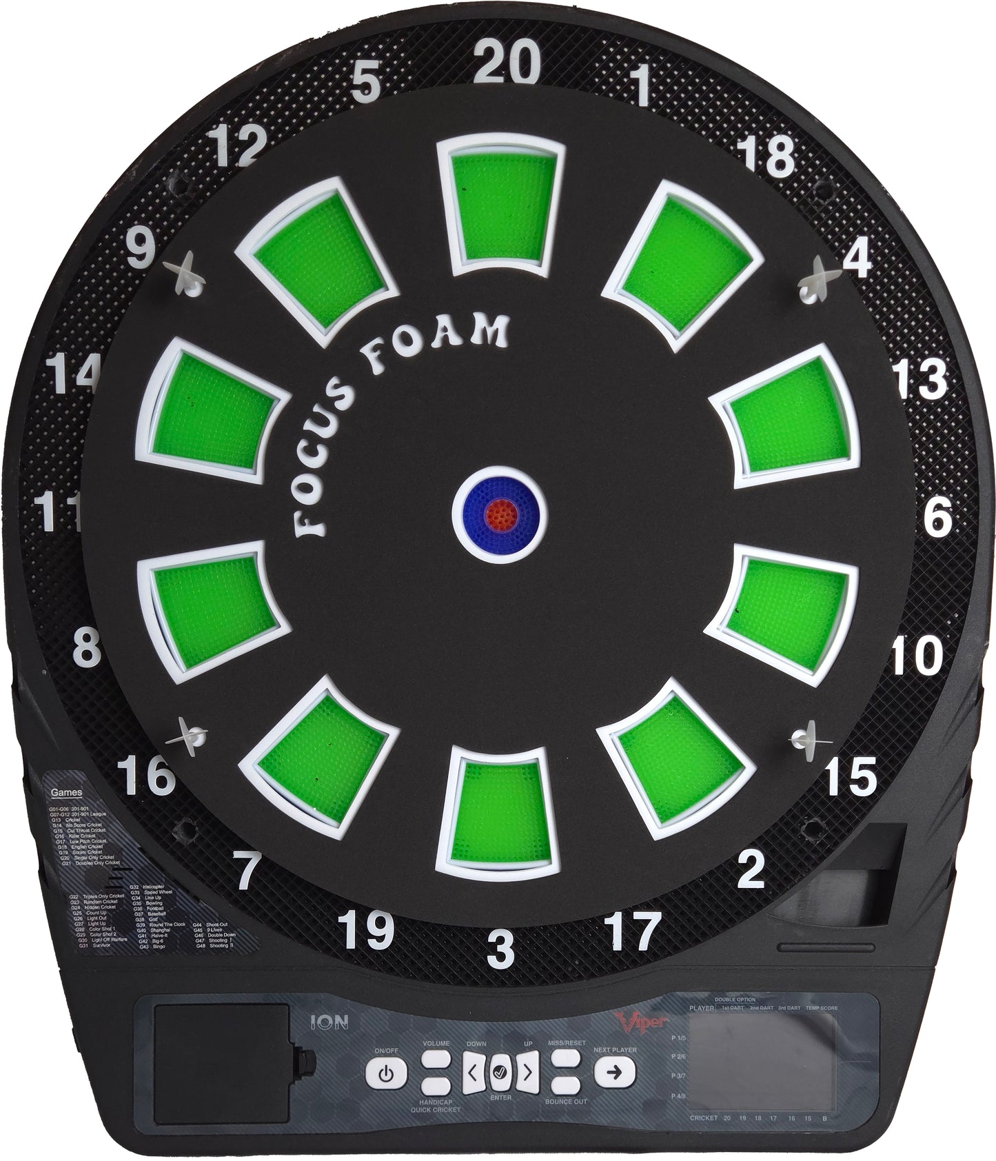 Soft Tip 10-Pack - Full Collection - Dartboard Overlays (Non-Magnetic, 15.5")