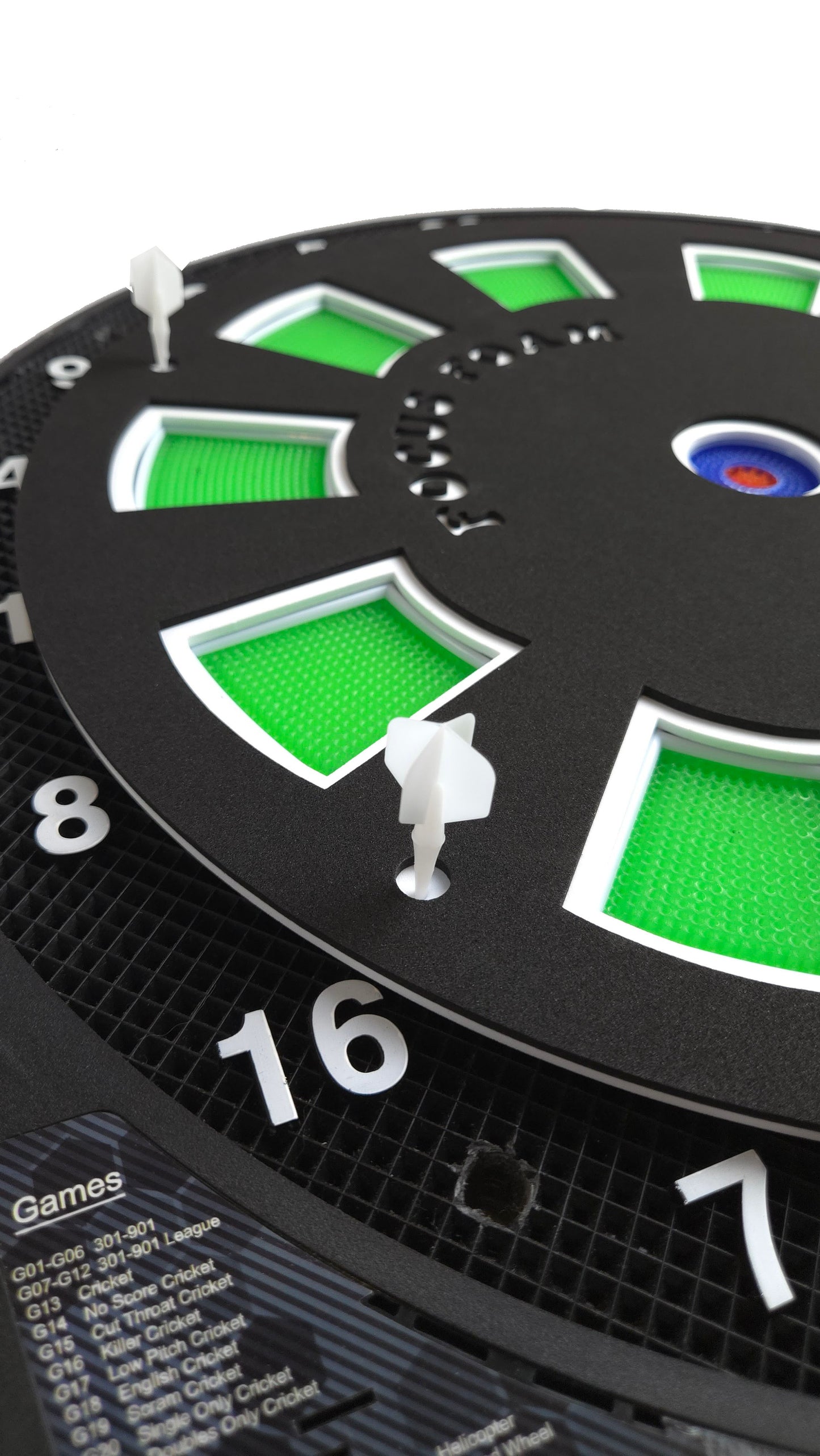 Soft Tip Dartboard Overlay – Big Singles Trainer (15.5")