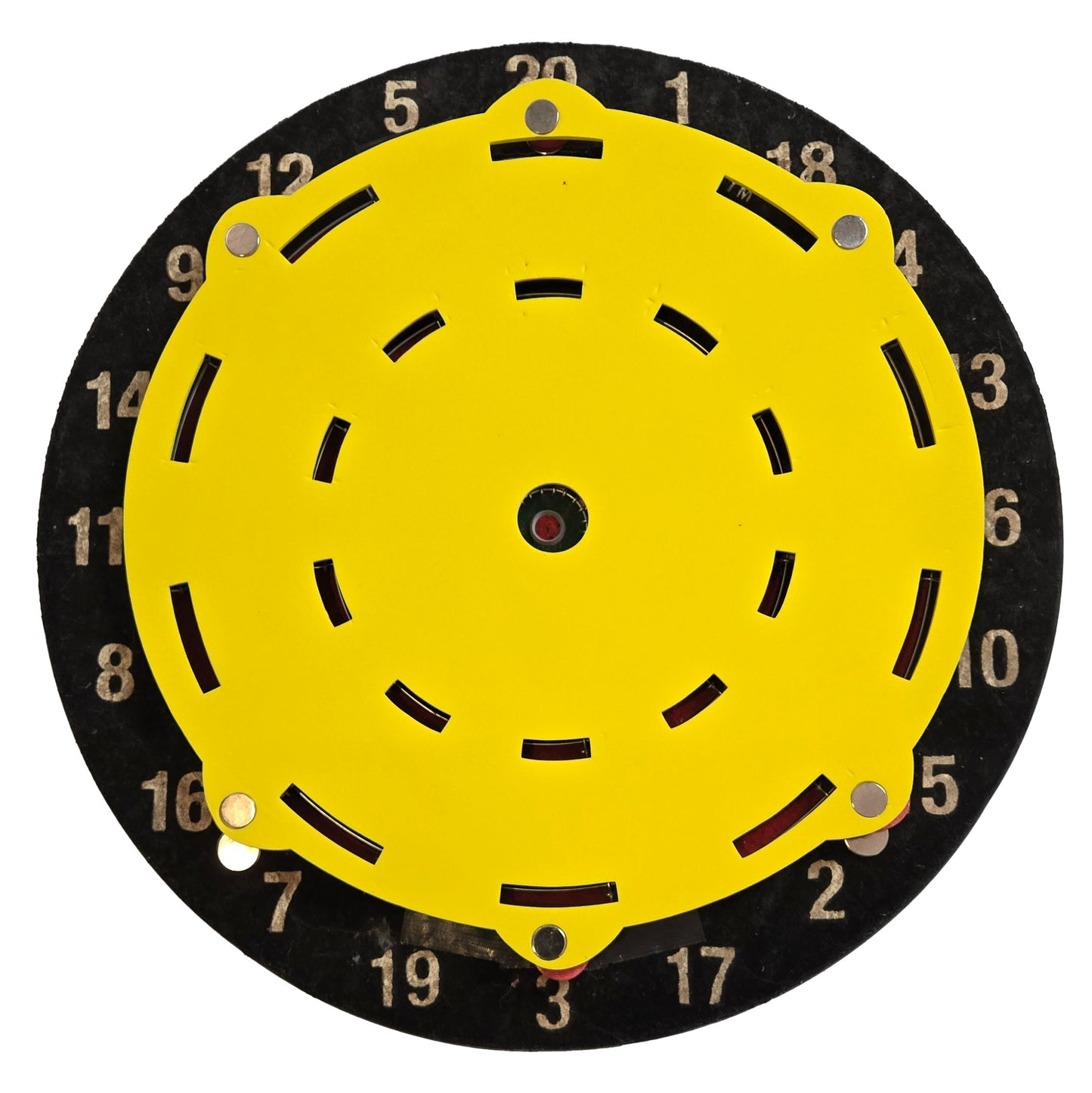 Steel Tip 3-Pack - Magnetic Best Sellers - Dartboard Overlays (Black, Red, Yellow)