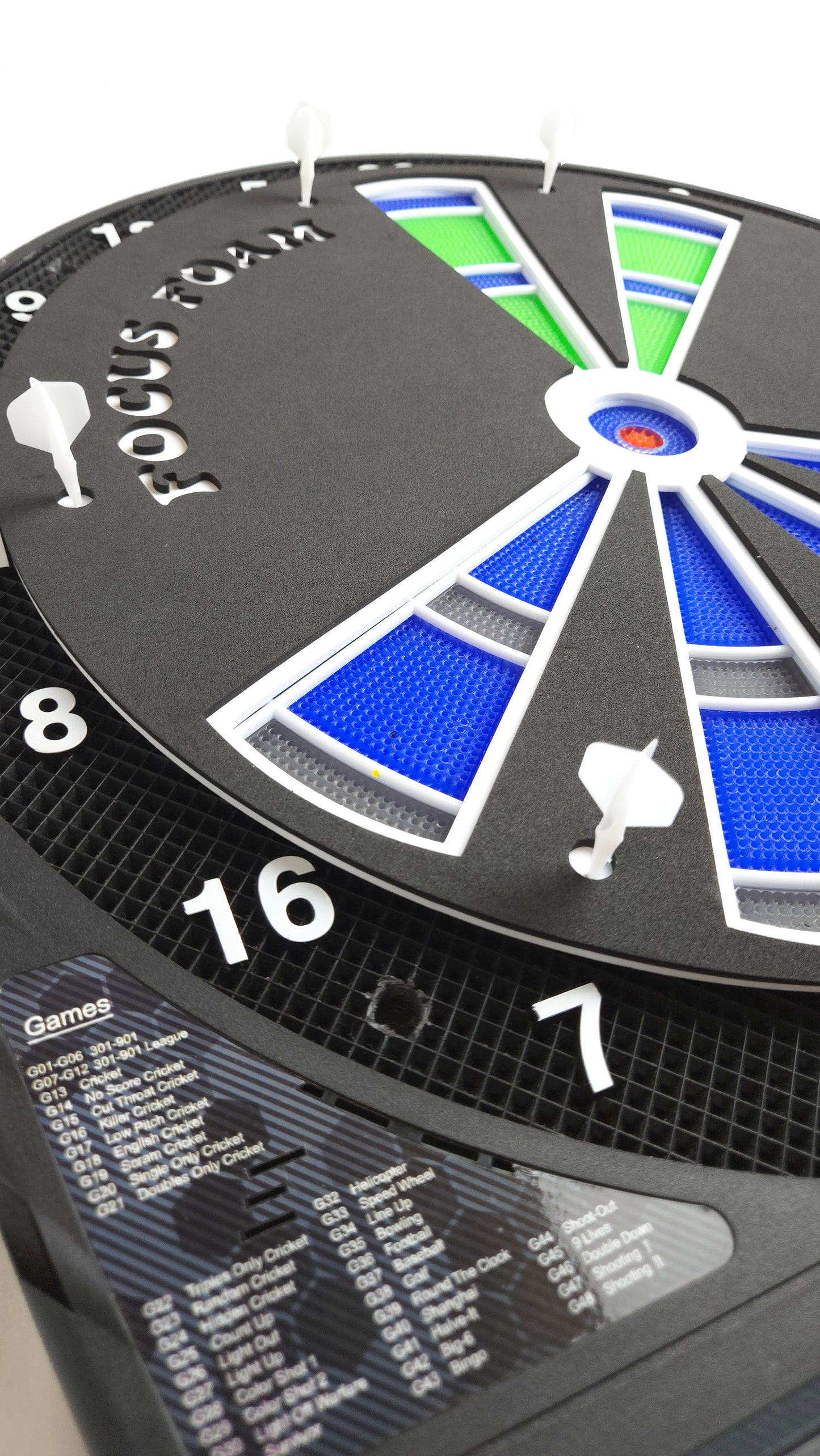 Soft Tip Dartboard Overlay – Cricket Trainer (15.5")