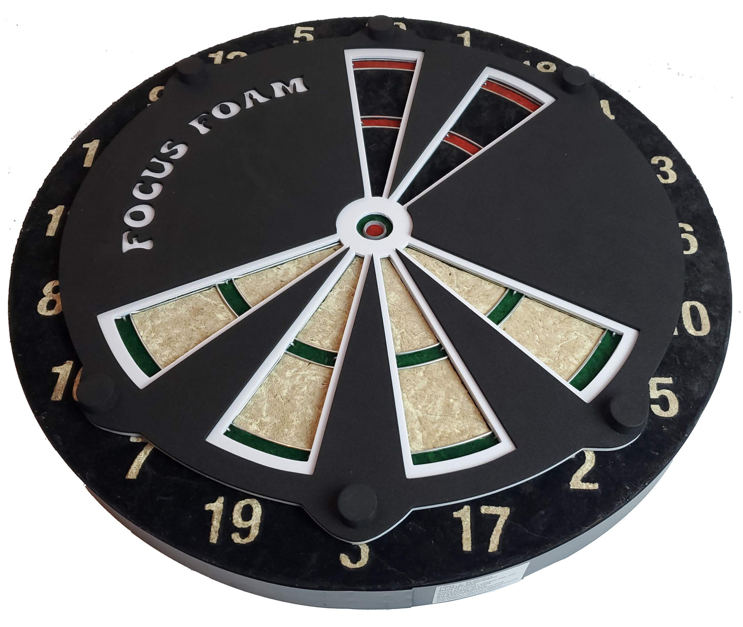 Steel Tip Dartboard Overlay – Cricket Trainer (Non-Magnetic)