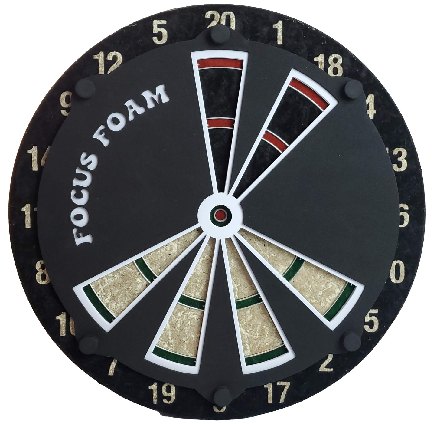 Steel Tip Dartboard Overlay – Cricket Trainer (Non-Magnetic)
