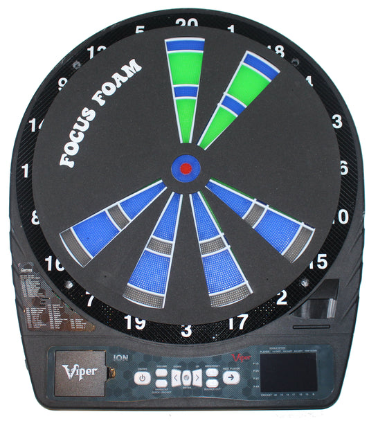 Soft Tip Dartboard Overlay – Cricket Trainer (15.5", No Outlines)