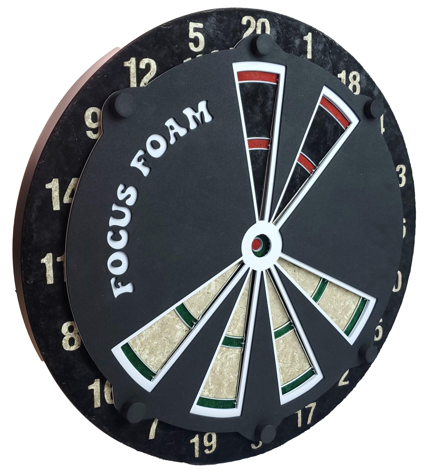 Steel Tip Dartboard Overlay – Cricket Trainer (Non-Magnetic)