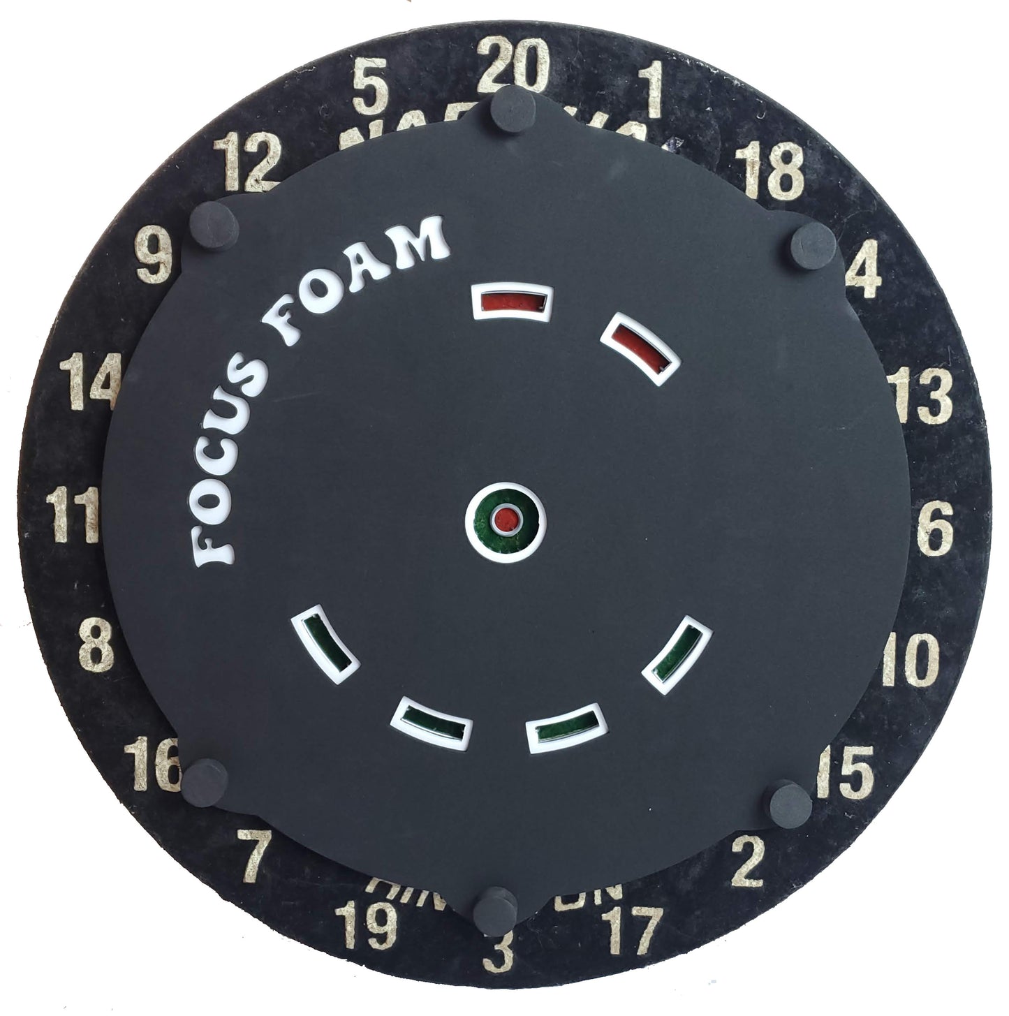 Steel Tip 5-Pack - Focus Foam Favorites - Dartboard Overlays (Non-Magnetic)