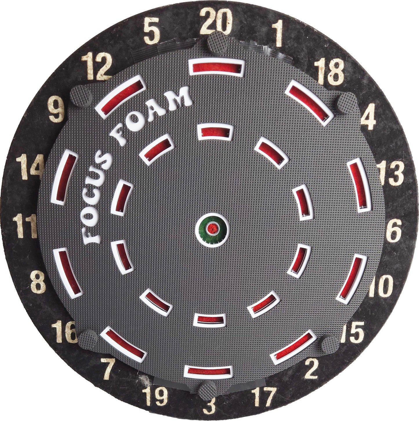 Magnetic Steel Tip Dartboard Overlay - Doubles Triples Form Fitting (Carbon Fiber Look)