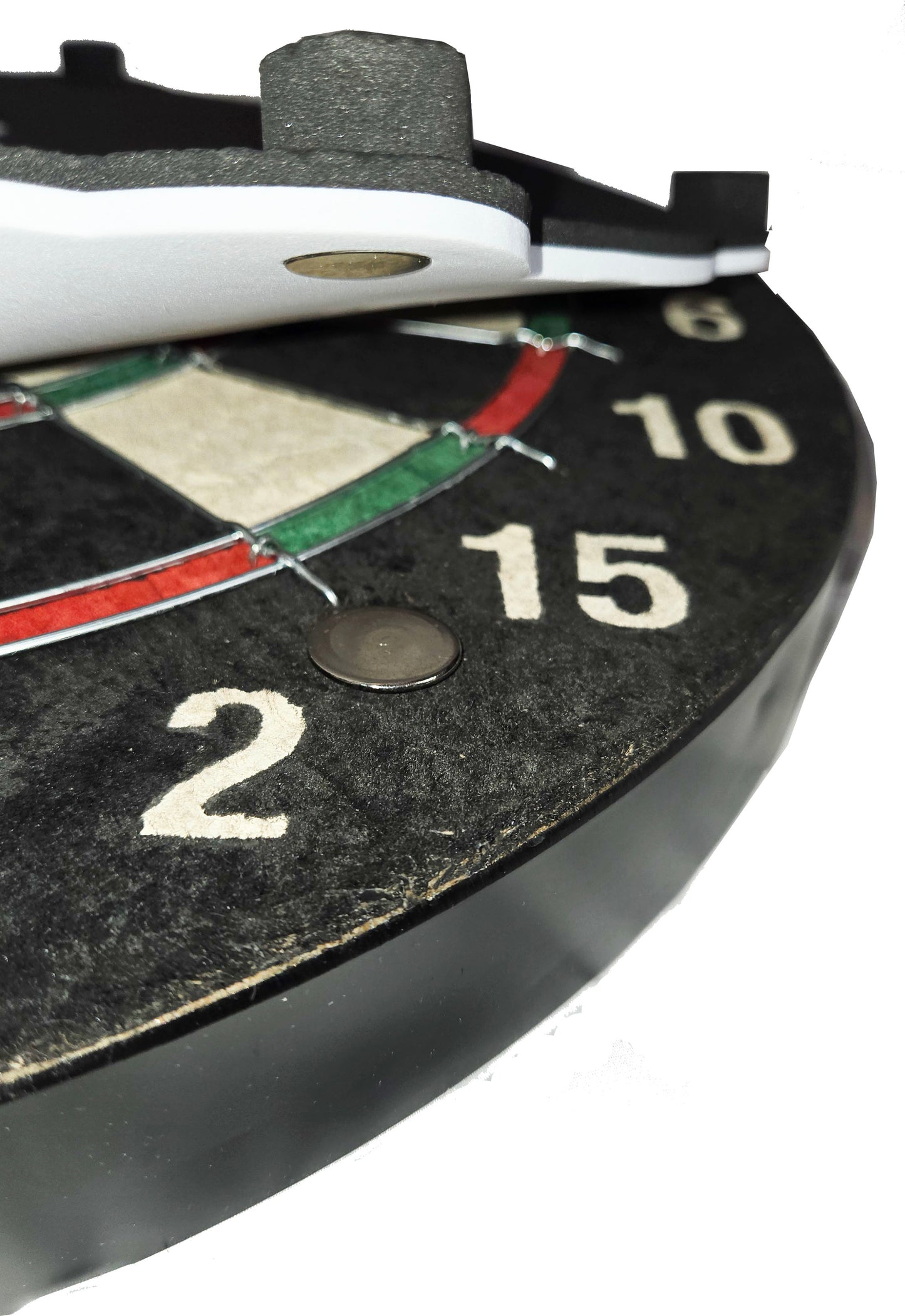 Magnetic Steel Tip Dartboard Overlay – Cricket Segment Trainer (Red, White, Blue)