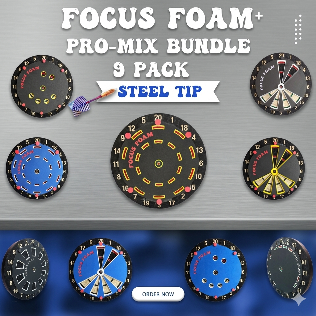 Steel Tip Pro-Mix Bundle 9 Pack