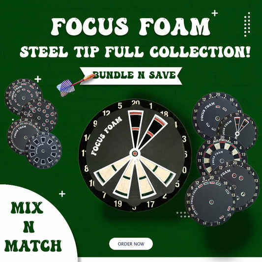 Steel Tip - Full Trainer Collection - Dartboard Overlays (Non-Magnetic)