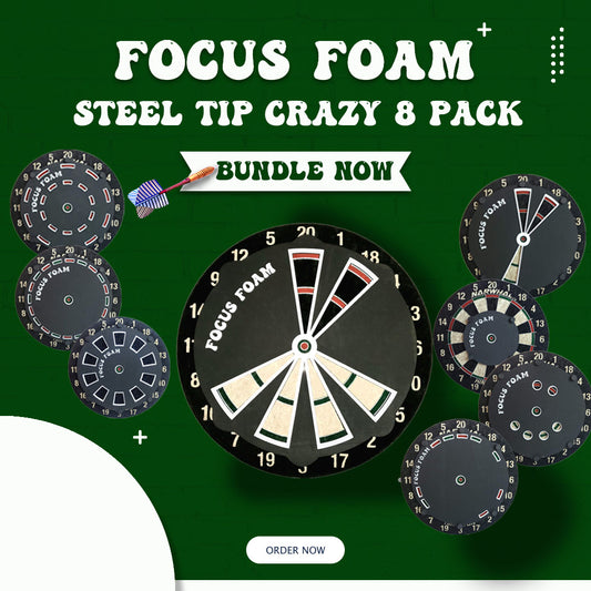 Steel Tip Crazy 8 Pack (Non Magnetic)