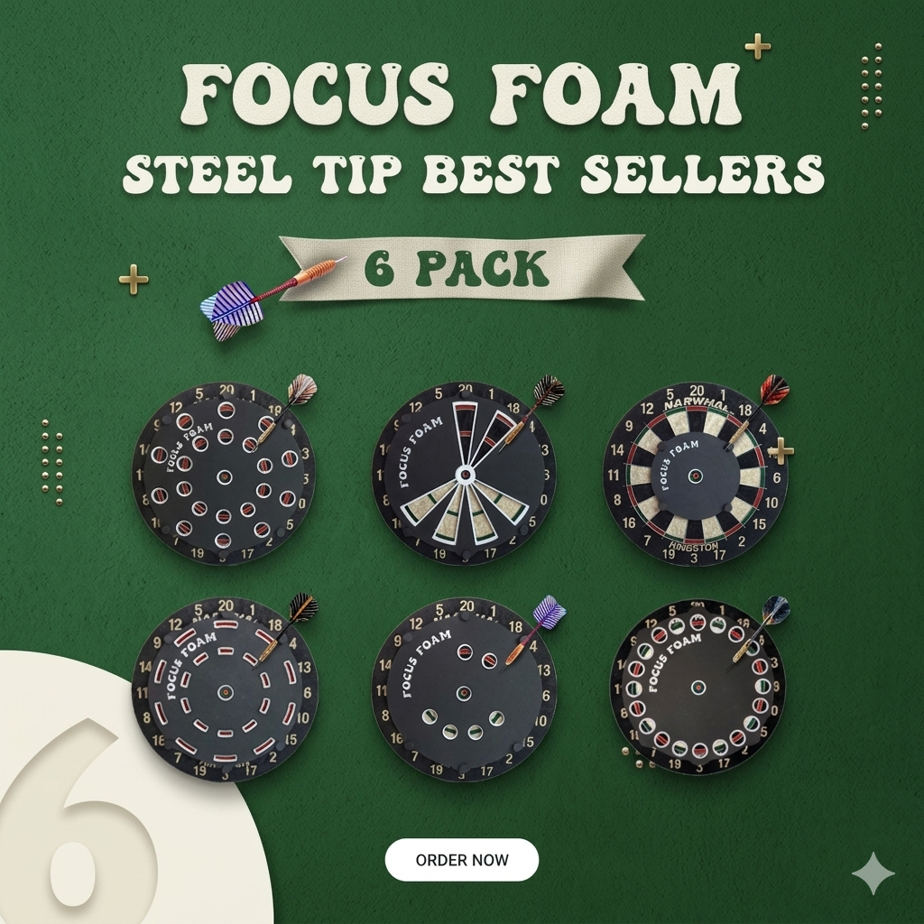 Steel Tip Best Sellers 6 Pack
